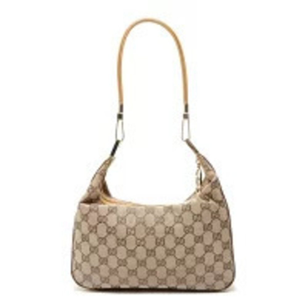 Gucci GG Canvas Shoulder Bag Beige Cream